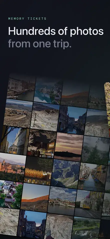 Hundreds of photos from one trip